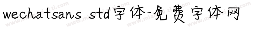 wechatsans std字体字体转换
